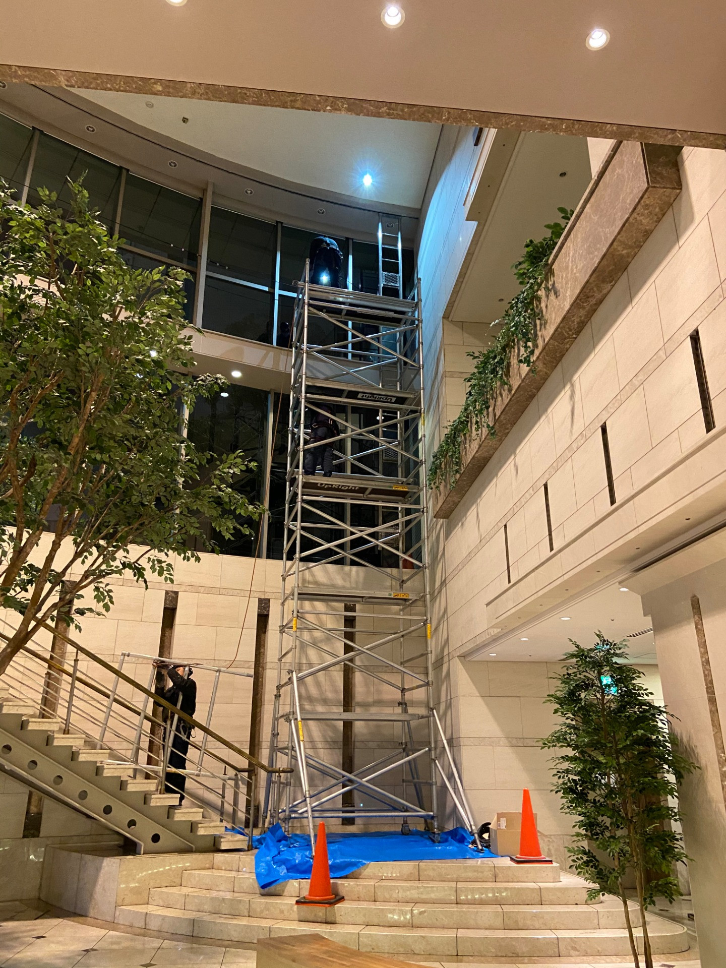 非常灯更新工事